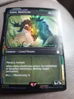 Alpha Deathclaw (Showcase) Universes Beyond: Fallout Foil - Image 1