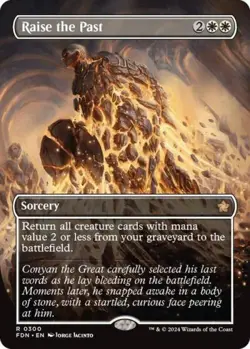 Raise the Past (Borderless) -Foil Near Mint MTG Foundations - Image 1