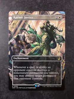 Karmic Justice (Anime Borderless) Wilds of Eldraine: Enchanting Tales Regular - Image 1