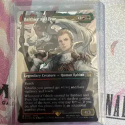 Balthier and Fran (Borderless) (SURGE FOIL) ✅ Final Fantasy ✅Magic (mtg) - Image 1
