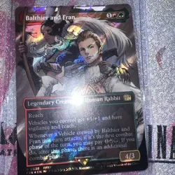 Balthier and Fran (Borderless) (SURGE FOIL) ✅ Final Fantasy ✅Magic (mtg) - Image 3