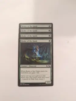 (4) Healer of the Glade *PLAYSET* Core Set 2020 Regular NM MTG - Image 1