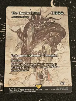 The Cloudsea Djinn 0016, Final Fantasy, FIN MTG TCG - Image 1