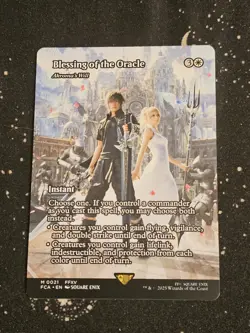 Blessing of the Oracle - Akroma's Will 0021, Final Fantasy, FIC FIN MTG TCG - Image 1