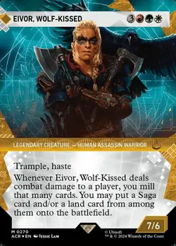 Eivor, Wolf-Kissed Borderless FOIL #270 | ACR Assassin's Creed | MTG - Image 1