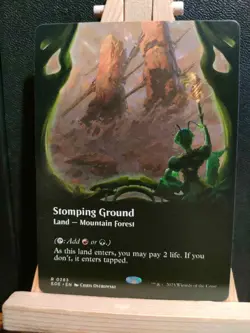 Stomping Ground (Borderless) - Edge of Eternities - Rare - NM (See pics) MTG - Image 1