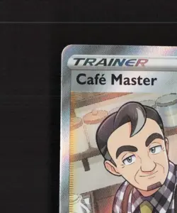 Cafe Master TG25/TG30 Brilliant Stars Full Art Ultra Rare Holo Pokemon Card NM - Image 3