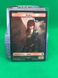 MTG Final Fantasy Commander - Soldier 1/1 & Rebel 2/2 [Token] - Image 1