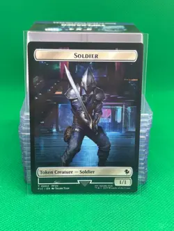 MTG Final Fantasy Commander - Soldier 1/1 & Rebel 2/2 [Token] - Image 2
