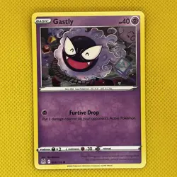 Gastly #64/196 SWSH Lost Origin Common Pokemon 2022 TCG Card - Image 1