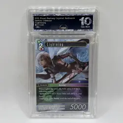 Lightning - 13-116C NON FOIL - Final Fantasy TCG Card Graded 10 Gem Mint Card - Image 1