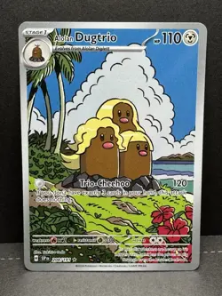 Alolan Dugtrio 208/191 -Illustration Rare Pokemon Card- Surging Sparks - Image 1