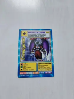 Creepymon Carte Digimon Francais Bandai 2000 Bo-142 Serie 3 French Card - Image 1