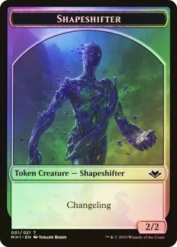 Shapeshifter Token FOIL - 001/021 - Modern Horizons MH1 MTG - Image 1