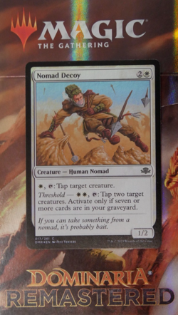MTG DMR: Nomad Decoy (Creature) Dominaria Remastered Foil 017/261 - Image 1