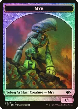 Myr Token FOIL - 019/021 - Modern Horizons MH1 MTG - Image 1