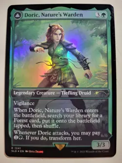 Doric Nature's Warden/Doric Owlbear Avenger Foil Secret L'air NM ENG MTG - Image 1