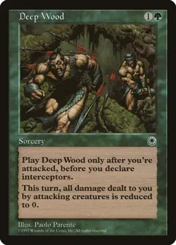 MTG - Deep Wood - Portal - X1 - (LP) - - Image 1