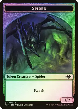Spider Token FOIL - 014/021 - Modern Horizons MH1 MTG - Image 1