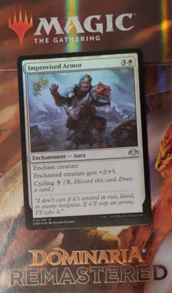 MTG DMR: Improvised Armor (Enchantment) Dominaria Remastered Foil 010/261 - Image 1