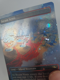 Magic the Gathering MtG Steam Vents Unfinity Galaxy Foil - Image 3