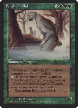 MTG - Feral Thallid - Fallen Empires - X1 - (NM) - - Image 1
