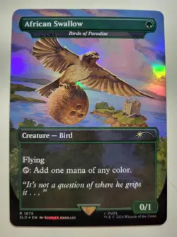 Birds of Paradise As African Swallow Foil Secret L'air NM ENG MTG - Image 1