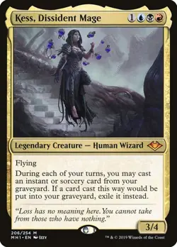 Kess, Dissident Mage - 206/254 - Mythic - Modern Horizons MH1 MTG - Image 1