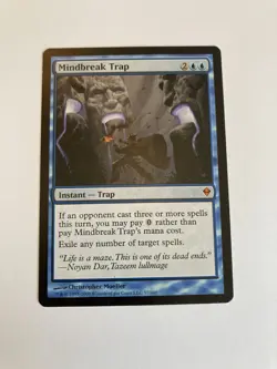 Mindbreak Trap - Zendikar - MTG Magic the Gathering - Lightly Played LP - Image 1