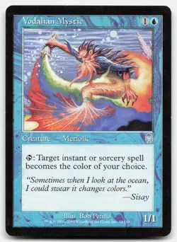 MTG Vodalian Mystic U Apocalypse 33 LP - Image 1