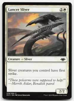 MTG Lancer Sliver C Modern Horizons 18 LP - Image 1