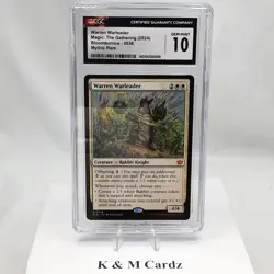 MTG - Bloomburrow - Warren Warleader - #0038 - Graded CGC 10 - Image 1