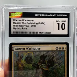 MTG - Bloomburrow - Warren Warleader - #0038 - Graded CGC 10 - Image 3