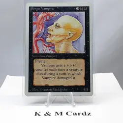 MTG - 3rd Edition - Revised - Sengir Vampire - Uncommon - Lightly Played - Image 1