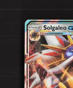 Solgaleo GX 89/149 Sun & Moon Ultra Rare Holo Pokemon Card LP - Image 3