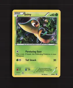 Snivy BW06 Black & White Black Star Promo Holo Pokemon Card LP - Image 1