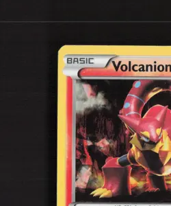 Volcanion 25/114 Steam Siege Cracked Ice Holo Holo Pokemon Card MP - Image 3