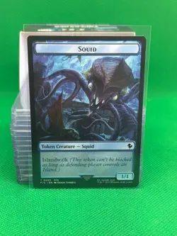MTG Final Fantasy Commander - Squid 5 & Spirit 3 [Token] - Image 1