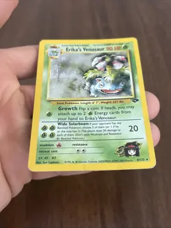 Pokemon TCG Erika's Venusaur 4/132 Holo Unlimited Pokemon Gym Challenge Hp - Image 4
