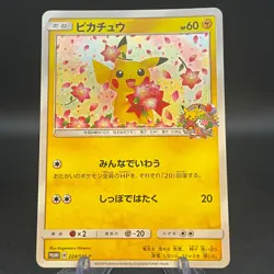 Pikachu 224/SM-P Pokemon Center 20th Anniversary Promo Japanese Pokemon 2018 JP - Image 1