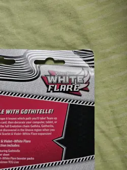 Pokemon TCG Scarlet & Violet White Flare Tech Sticker Collection - Image 3