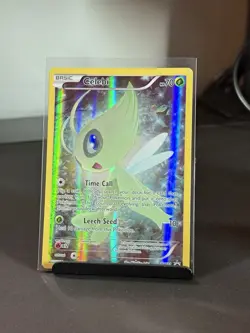 Pokemon Celebi XY111 XY Mythical Collection Full Art Holo Black Star Promo MP - Image 1