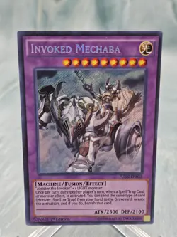 Yugioh Invoked Mechaba FUEN-EN032 Secret Rare Fusion Enforcers - LP - Image 1