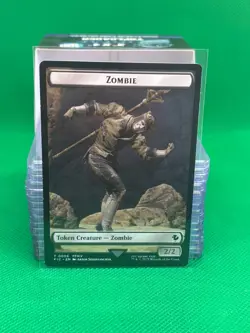 MTG Final Fantasy - Moogle 11 & Zombie 6 [Token] - Image 2
