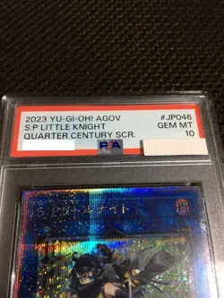 PSA 10 SP Little Knight JP046 25th AGOV Quarter Century Secret YuGiOh Japanese - Image 3