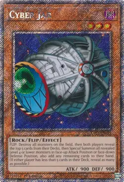 Cyber Jar - RA03-EN095 - Platinum Secret Rare - 1st Edition - YuGiOh - Image 1