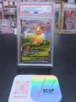 PSA 9 Flareon VMAX SWSH180 Graded Pokemon Card Alternate Art Promo Holo - Image 3