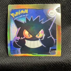 Gengar R02, NM, Gold Bordered Holo, Artbox Series 1, 1999 Sticker, Pokemon Cards - Image 2