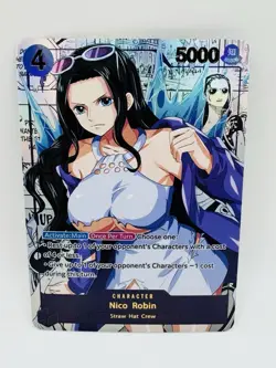 One Piece Goddess Nico Robin Manga Special DIY Doujin Kawaii Art Holo Card - Image 1