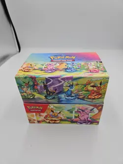 Pokemon Prismatic Evolutions Mini Tins And Display Box Set Of 8 NO CARDS - Image 2